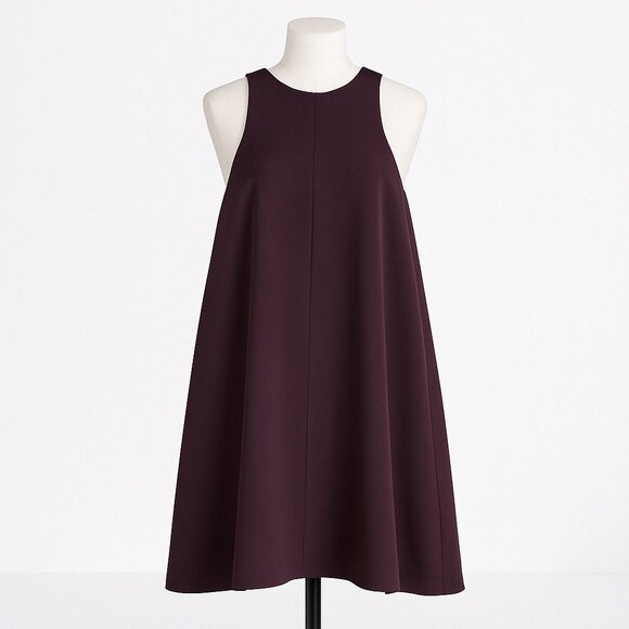 Aritzia Wilfred Le Fou Purple Crepe Trompette A-Line Swing Dress Size Small - Picture 1 of 10